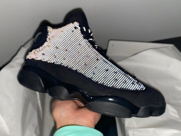 Rep Husky Cat Retro 13 Air Jordan 414571-011 Black 0811